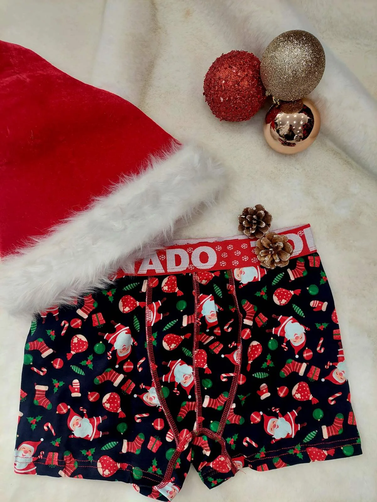 Φωτογραφία προϊόντος: Ανδρικό boxer XMAS βαμβακερό CH32