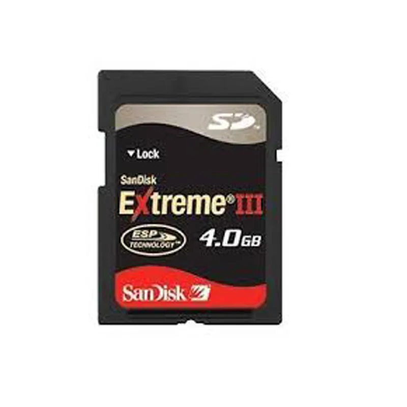 Φωτογραφία προϊόντος: Κάρτα Μνήμης SanDisk 4GB Secure Digital Extreme III