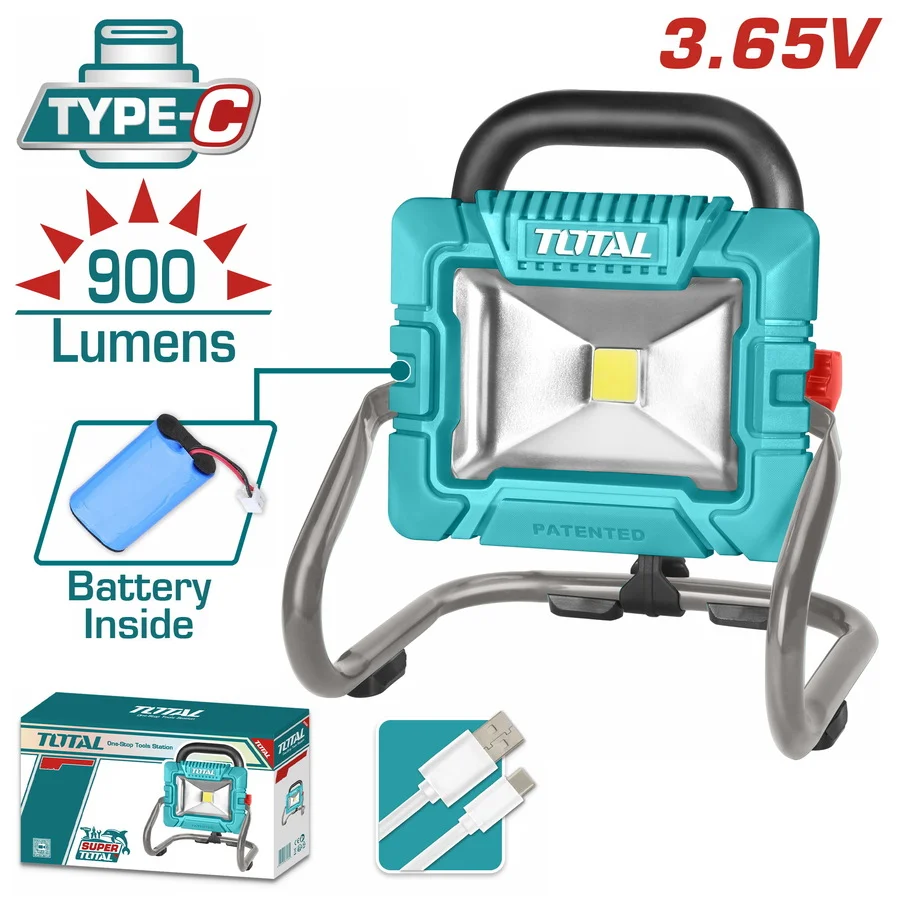 Φωτογραφία προϊόντος: TOTAL ΠΡΟΒΟΛΕΑΣ LED ΜΠΑΤ. Li-ion 3.6V Type C (TRLF4415)
