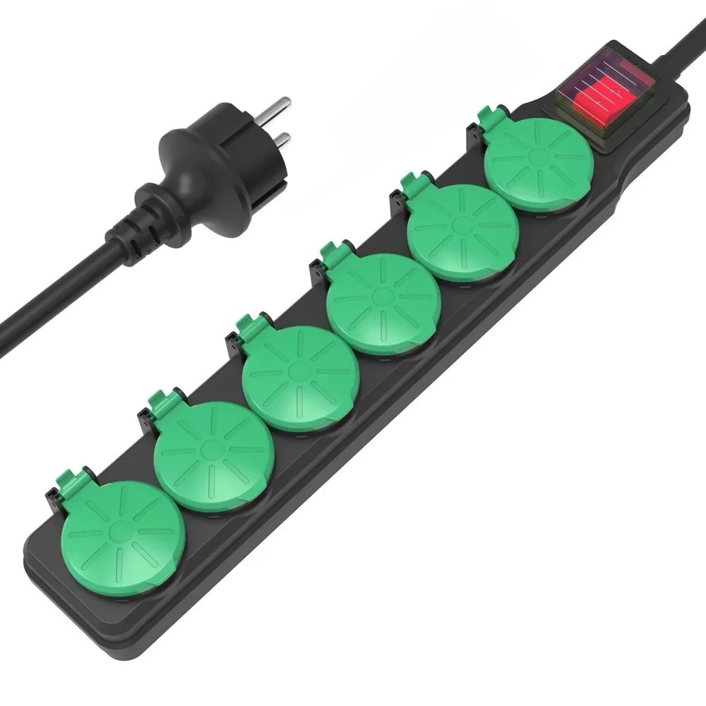 Φωτογραφία προϊόντος: POWERTECH πολύπριζο PT-874, 5x schuko, 16A, 1.5m, λευκό