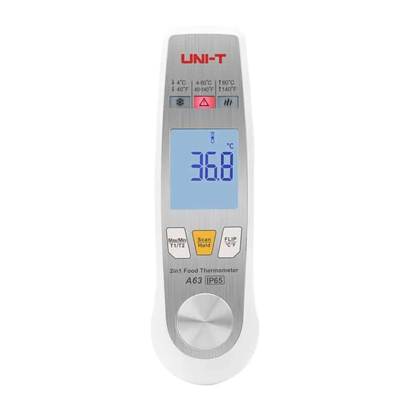 Φωτογραφία προϊόντος: Uni-T 2 in 1 food thermometer A63