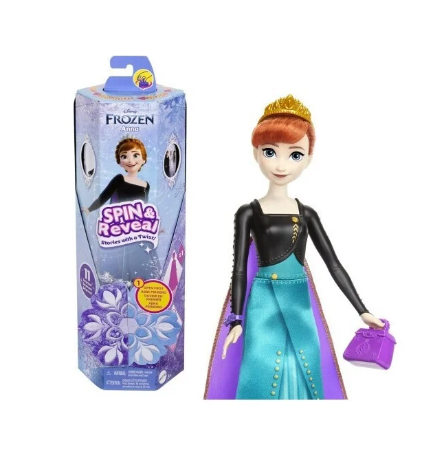Φωτογραφία προϊόντος: Disney Frozen-Anna Spin + Reveal (HXD27)