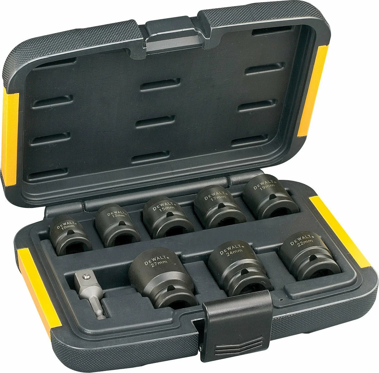 Φωτογραφία προϊόντος: Dewalt Σετ Καρυδάκια 1/2" με Αντάπτορα Extreme Impact DT7507 9 τεμάχια