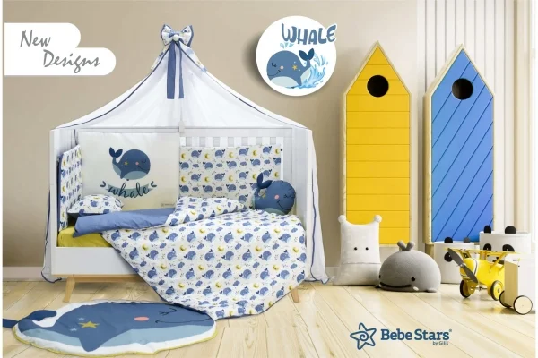 Φωτογραφία προϊόντος: Bebe Stars Whale Προίκα Μωρού 9 τεμ