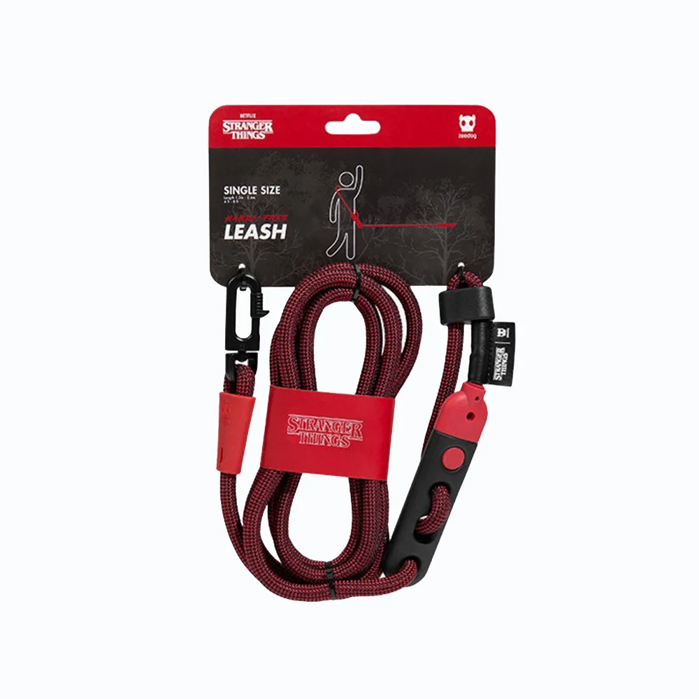 Φωτογραφία προϊόντος: ΟΔΗΓΟΣ ΣΚΥΛΩΝ ZEEDOG HANDSFREE STRANGER THINGS 1,20–2,40m