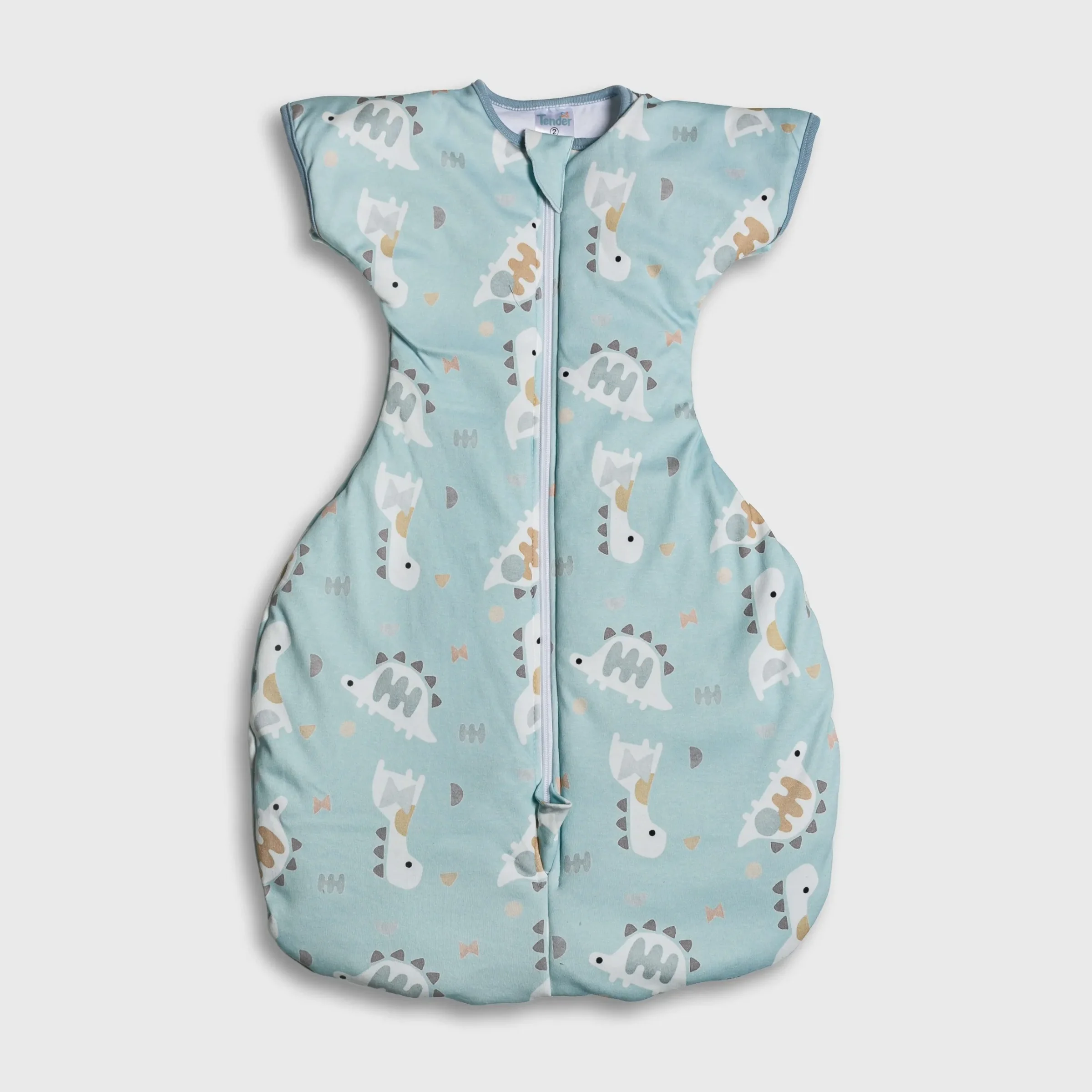 Φωτογραφία προϊόντος: Υπνόσακος Tender Swaddle – Arms Up Transition Dino 1.0 Tog – Σιελ