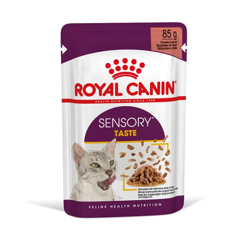 Φωτογραφία προϊόντος: ΛΙΧΟΥΔΙΑ ΓΑΤΑΣ ROYAL CANIN SENSORY TASTE GRAVY 85g