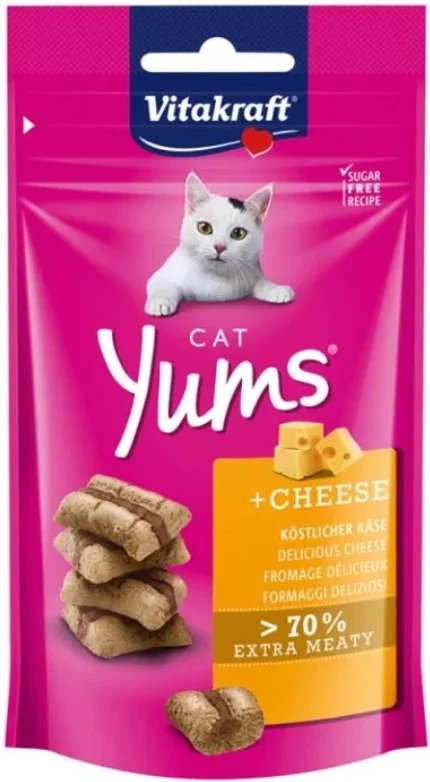 Φωτογραφία προϊόντος: Vitakraft cat yums λιχουδιά γεμιστή τυρί 40 gr Vitakraft (1021965)