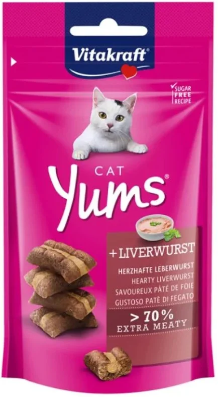 Φωτογραφία προϊόντος: Vitakraft cat yums λιχουδιά γεμιστή με συκώτι 40 gr Vitakraft (1021962)
