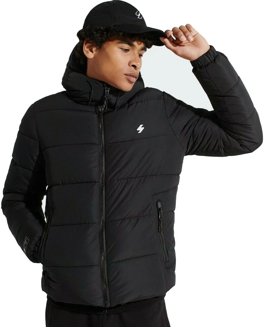 Φωτογραφία προϊόντος: SUPERDRY HOODED SPORTS PUFFER - M5011212A-02A