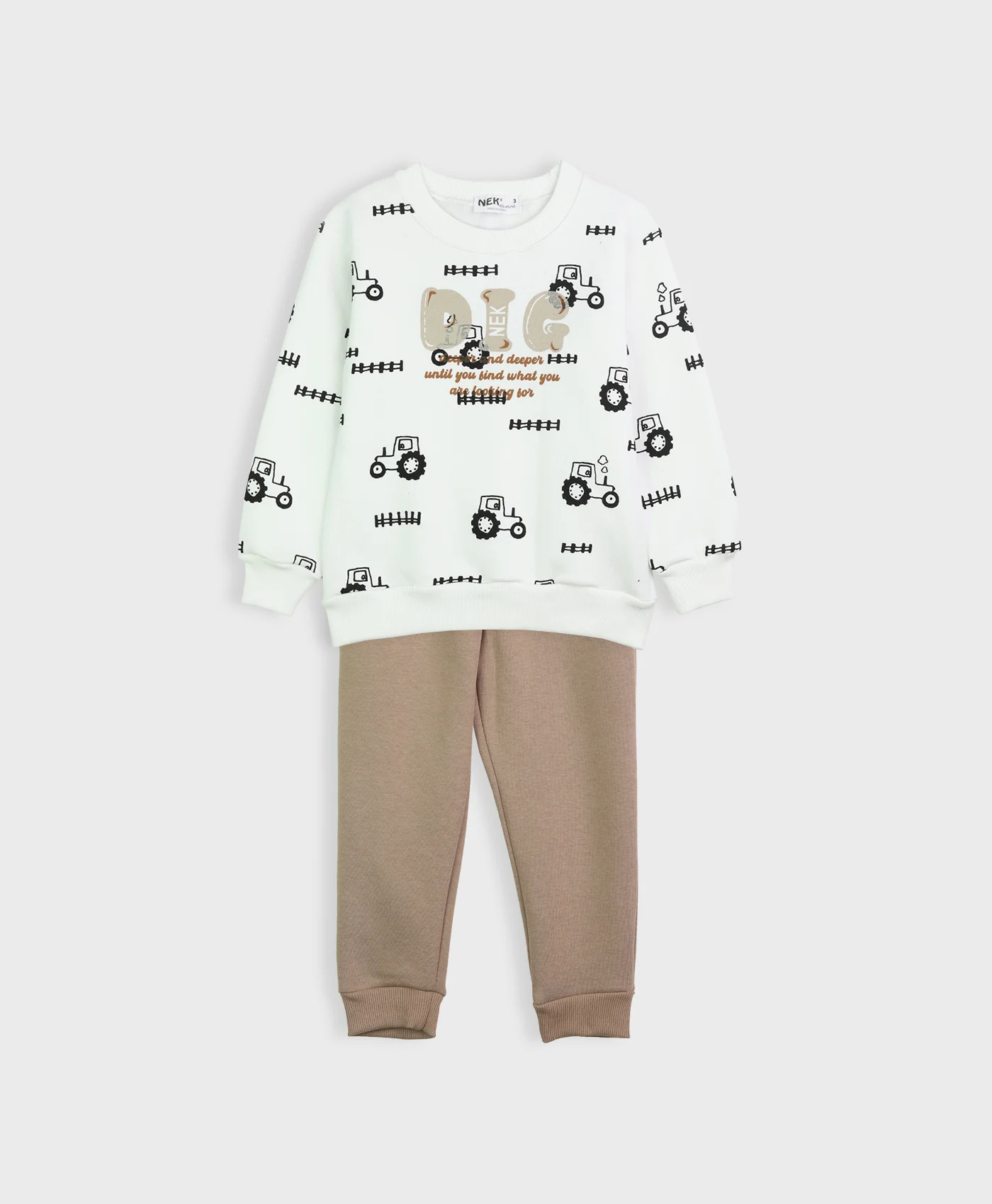 Φωτογραφία προϊόντος: NEK Kids Wear ΣΕΤ ΦΟΡΜΑ DIG ΜΑΥΡΟ - ΠΡΑΣΙΝΟ