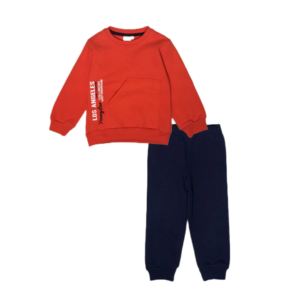 Φωτογραφία προϊόντος: Action Sportswear by Cotton Planet ΣΕΤ ΦΟΡΜΑ L.A. YOUNGSTER ΦΥΣΤΙΚΙ - ΑΝΘΡΑΚΙ