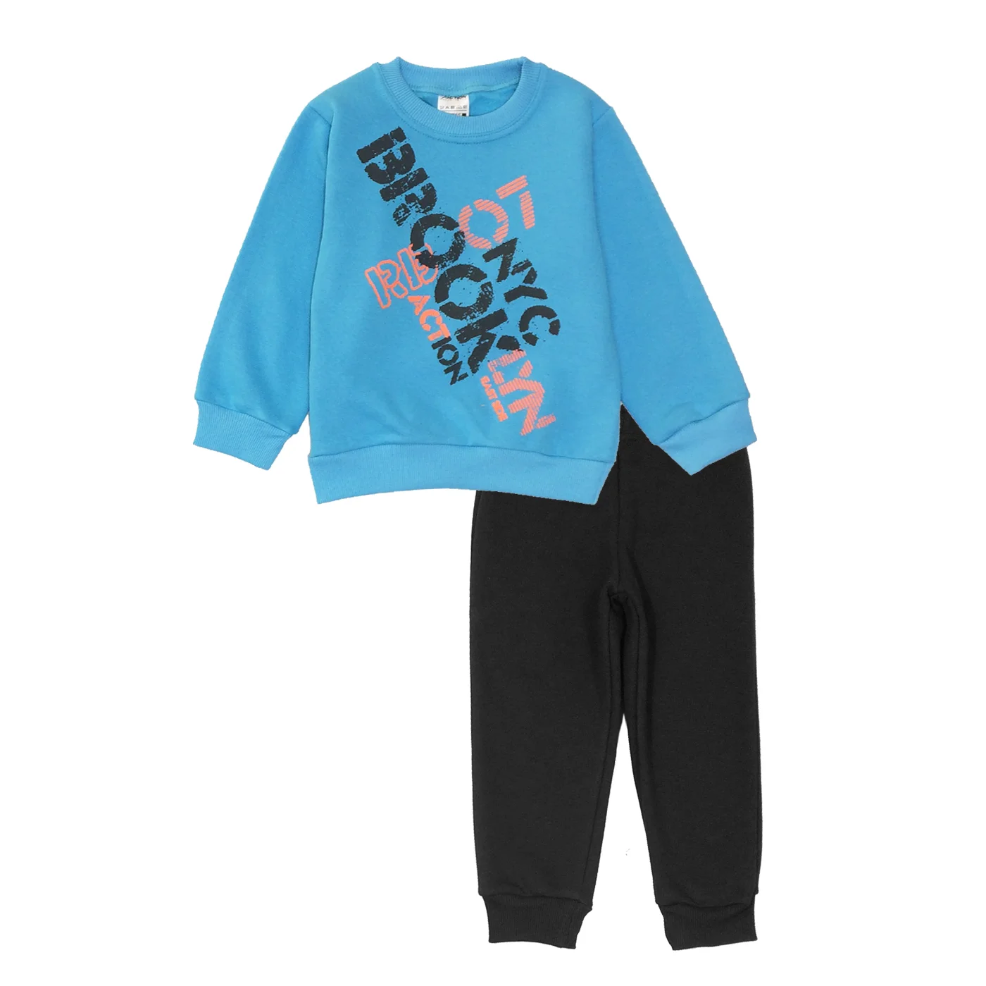 Φωτογραφία προϊόντος: Action Sportswear by Cotton Planet ΣΕΤ ΦΟΡΜΑ BROOKLYN ΓΚΡΙ ΜΕΛΑΝΖΕ - ΑΝΘΡΑΚΙ
