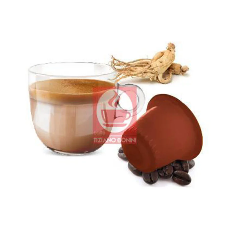Φωτογραφία προϊόντος: Ginseng Amaro Nespresso συμβατές κάψουλες Tiziano Bonini - 10 τεμάχια