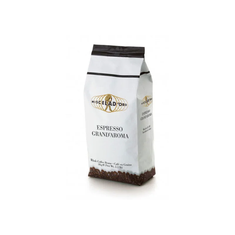 Φωτογραφία προϊόντος: Καφές espresso Miscela d'oro Grand Aroma κόκκοι - 1Kg (Πολυβραβευμένος καφές Espresso)