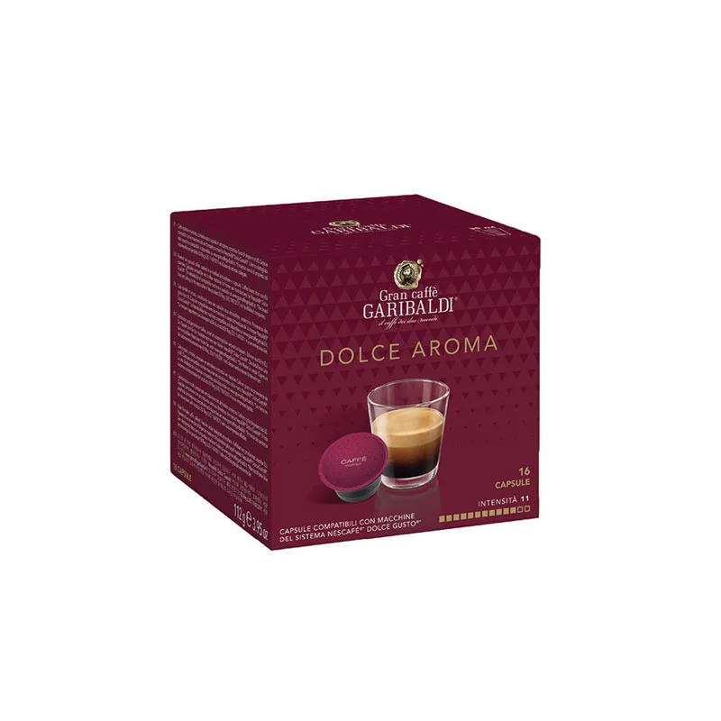 Φωτογραφία προϊόντος: Garibaldi Dolce Aroma συμβατές κάψουλες Dolce Gusto - 16 τεμ.