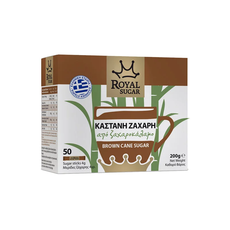 Φωτογραφία προϊόντος: Ζάχαρη Καστανή Royal σε Sticks - 50 τεμάχια