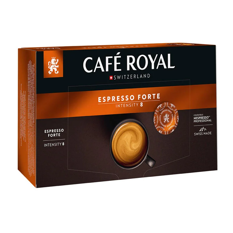 Φωτογραφία προϊόντος: Cafe Royal Espresso Forte Nespresso PROFESSIONAL συμβατές κάψουλες - 50 τεμ.