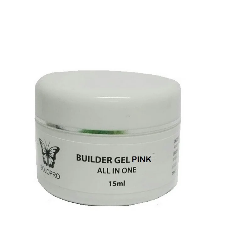 Φωτογραφία προϊόντος: Builder Gel Pink SOLO PRO 15ml (All In One)
