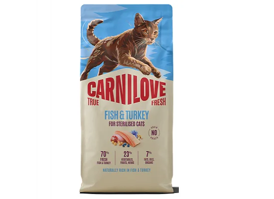 Φωτογραφία προϊόντος: Brit Carnilove True Fresh Fish & Turkey for Sterilised Cats 400gr
