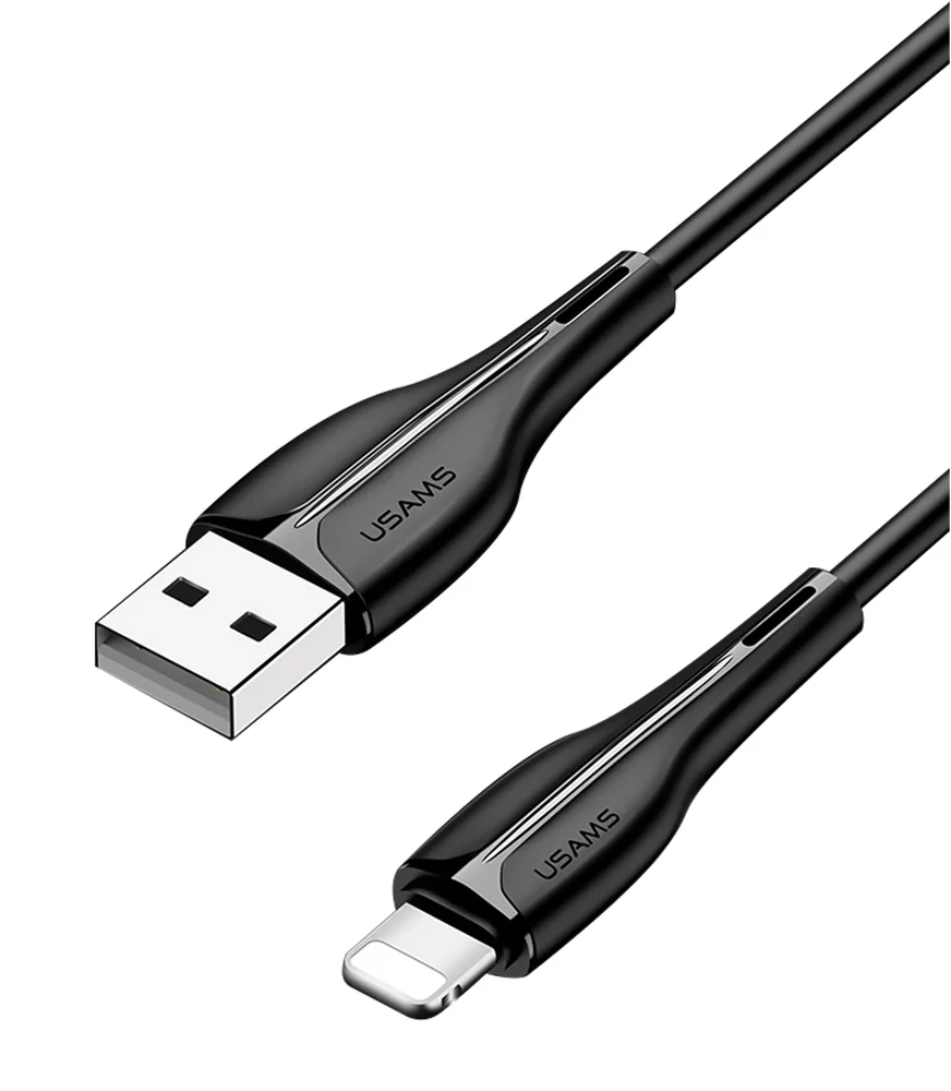 Φωτογραφία προϊόντος: USAMS καλώδιο Lightning σε USB US-SJ371, 10W, 1m, μαύρο