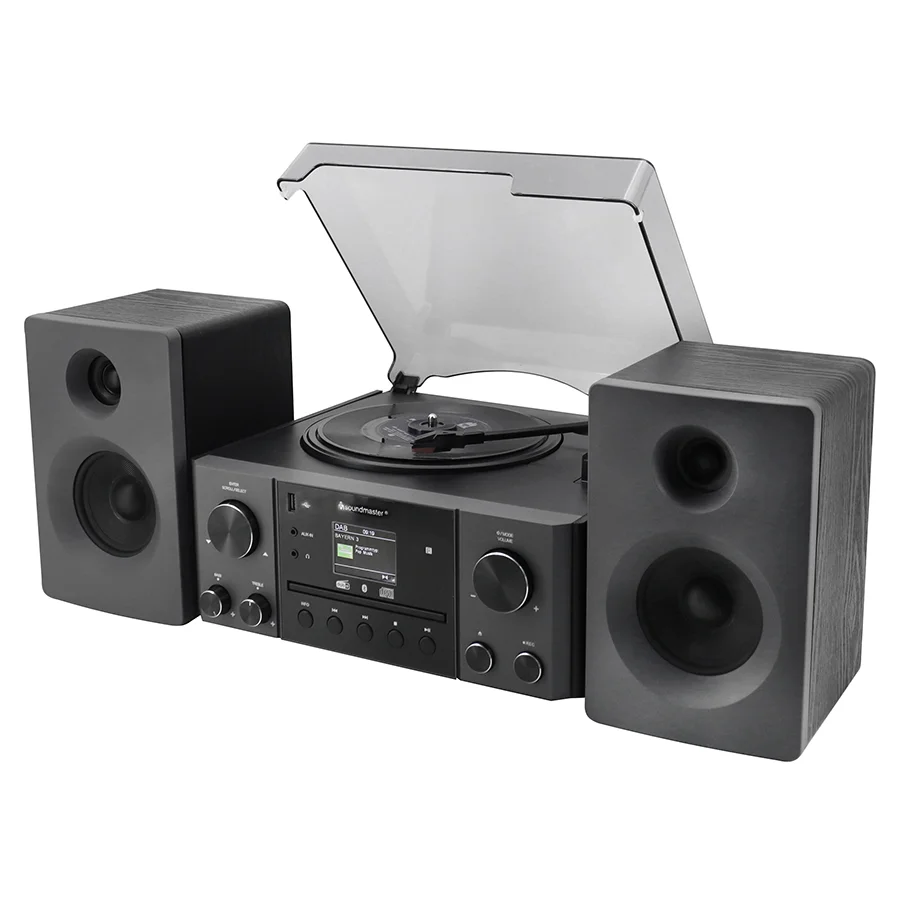 Φωτογραφία προϊόντος: Soundmaster MCD1950SW DAB+/FM, CD/MP3, πικάπ, USB, Bluetooth®, κωδικοποίηση