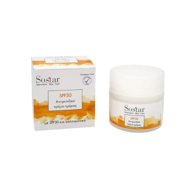 Φωτογραφία προϊόντος: Sostar Anti-aging Panthenol Face Cream Spf30 50ml