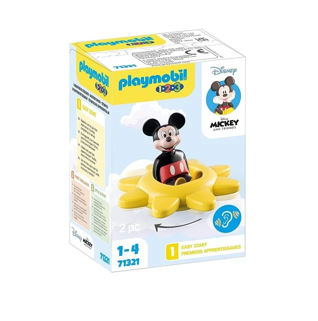 Φωτογραφία προϊόντος: Playmobil 123 Mickey Mouse Με Περιστρεφόμενο Ήλιο 71321