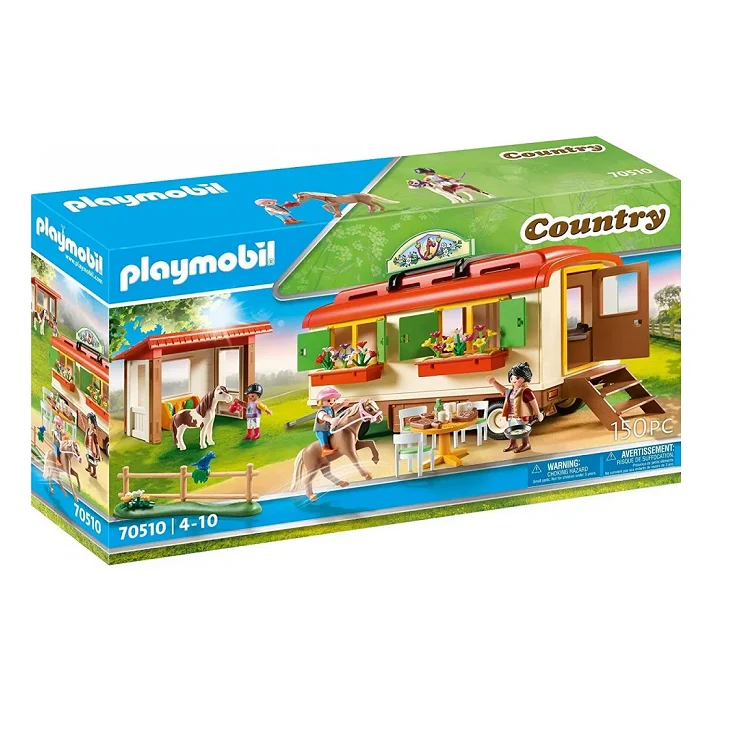 Φωτογραφία προϊόντος: Playmobil Country – Κατασκήνωση Με Τροχόσπιτο Και Πόνυ 70510