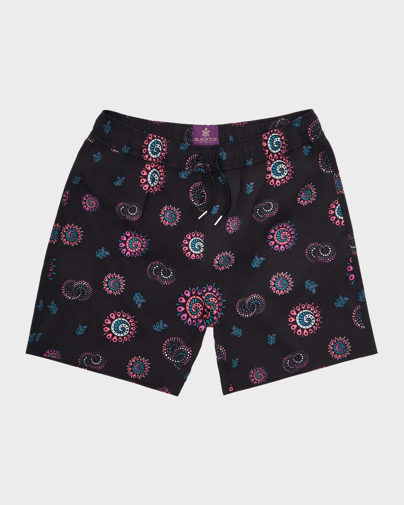 Φωτογραφία προϊόντος: BLACKTOP FOUNDATION ΑΝΔΡΙΚΟ ΜΑΓΙΟ - COSMIC SWIRL SHORT ΜΑΥΡΟ
