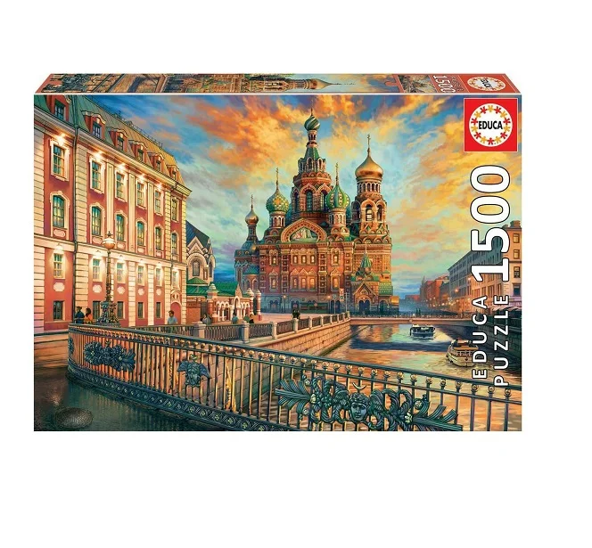 Φωτογραφία προϊόντος: Puzzle Educa Saint Petersburg 85x60cm 1500pcs 12+ Ετών 18501