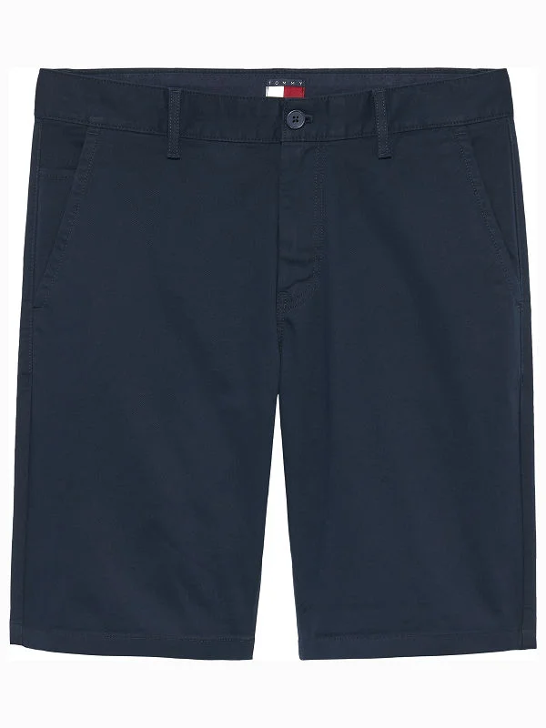 Φωτογραφία προϊόντος: Tommy Jeans ανδρική slim chino βαμβακερή βερμούδα Scanton μπλε DM0DM22852-C1G dark night navy