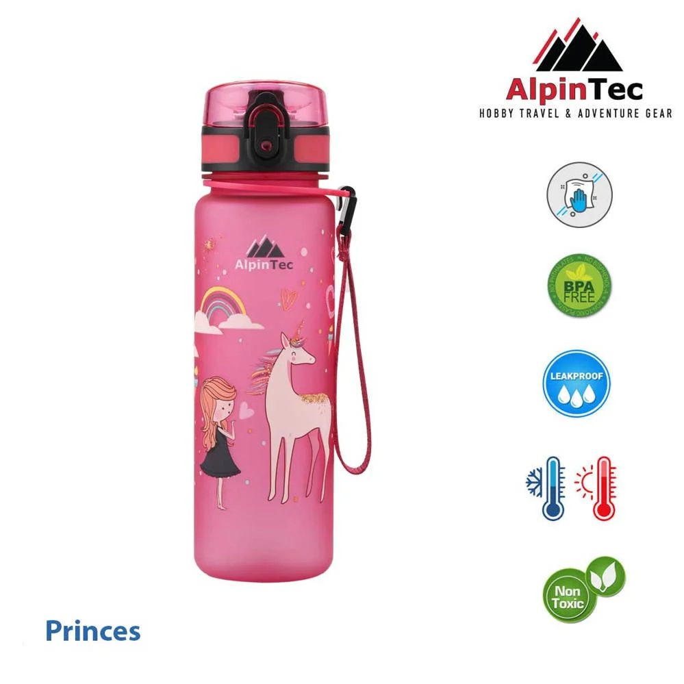 Φωτογραφία προϊόντος: Alpintec ΠΑΓΟΥΡΙ ALPIN TEC BPA FREE - FAST OPEN 500ml Princess Pink (Princess ) Ροζ C-500PK-PR