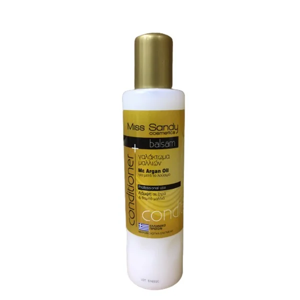 Φωτογραφία προϊόντος: Miss Sandy Γαλάκτωμα με Argan Oil Conditioner για Όλους τους Τύπους Μαλλιών 500ml