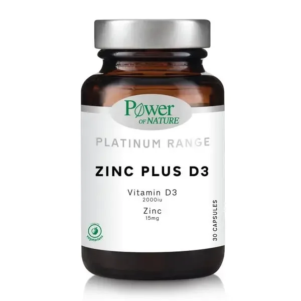 Φωτογραφία προϊόντος: Power Health Power of Nature Platinum Range Platinum ZINC PLUS D3 30tabs