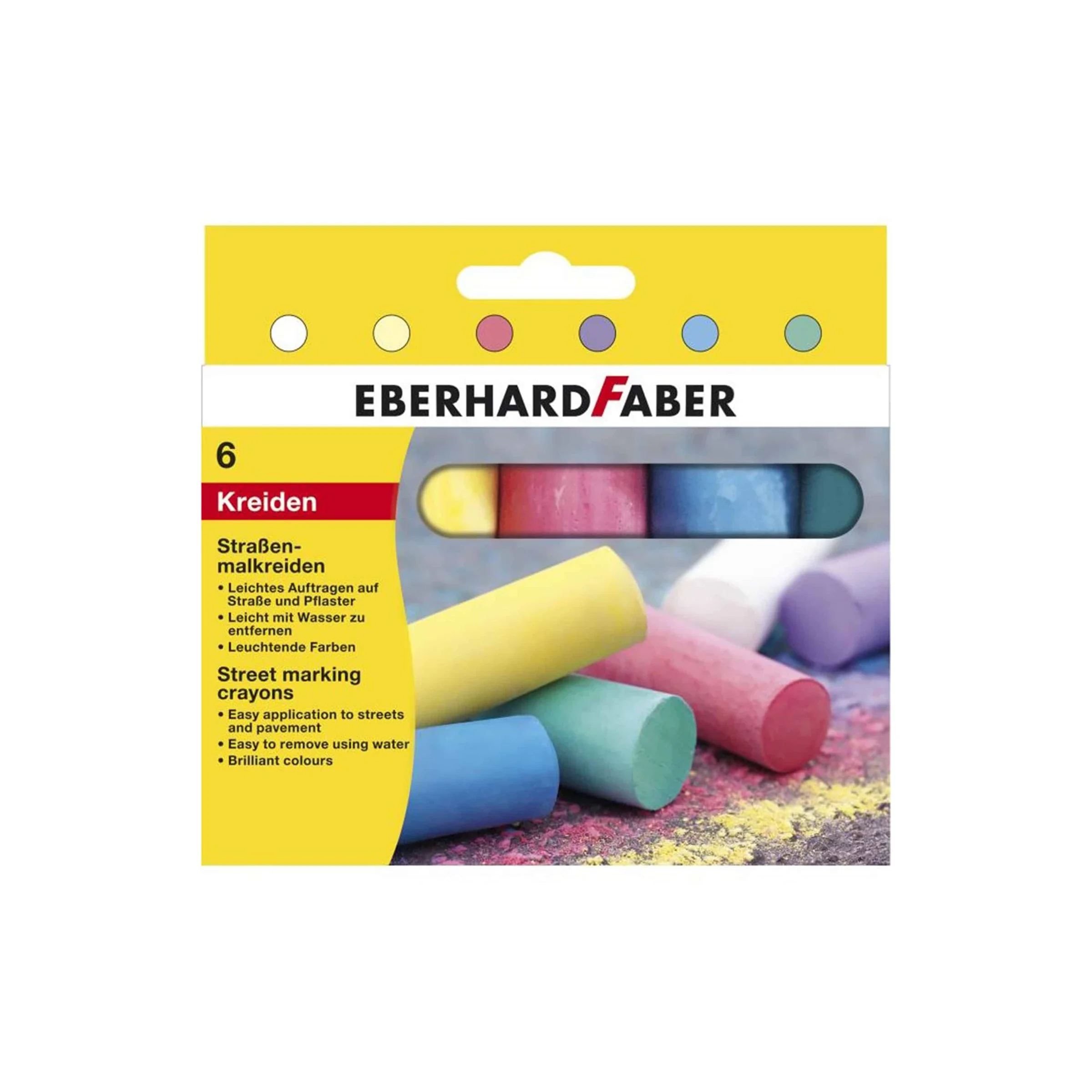 Φωτογραφία προϊόντος: EBERHARD FABER ΚΙΜΩΛΙΕΣ STREET 6 BASIC ΧΡΩΜΑΤΑ