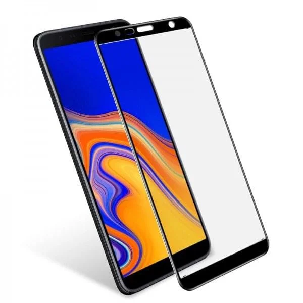 Φωτογραφία προϊόντος: OEM Samsung Galaxy J6 Plus- Full Glue - 9H Προστατευτικό Τζαμάκι -Μαύρο
