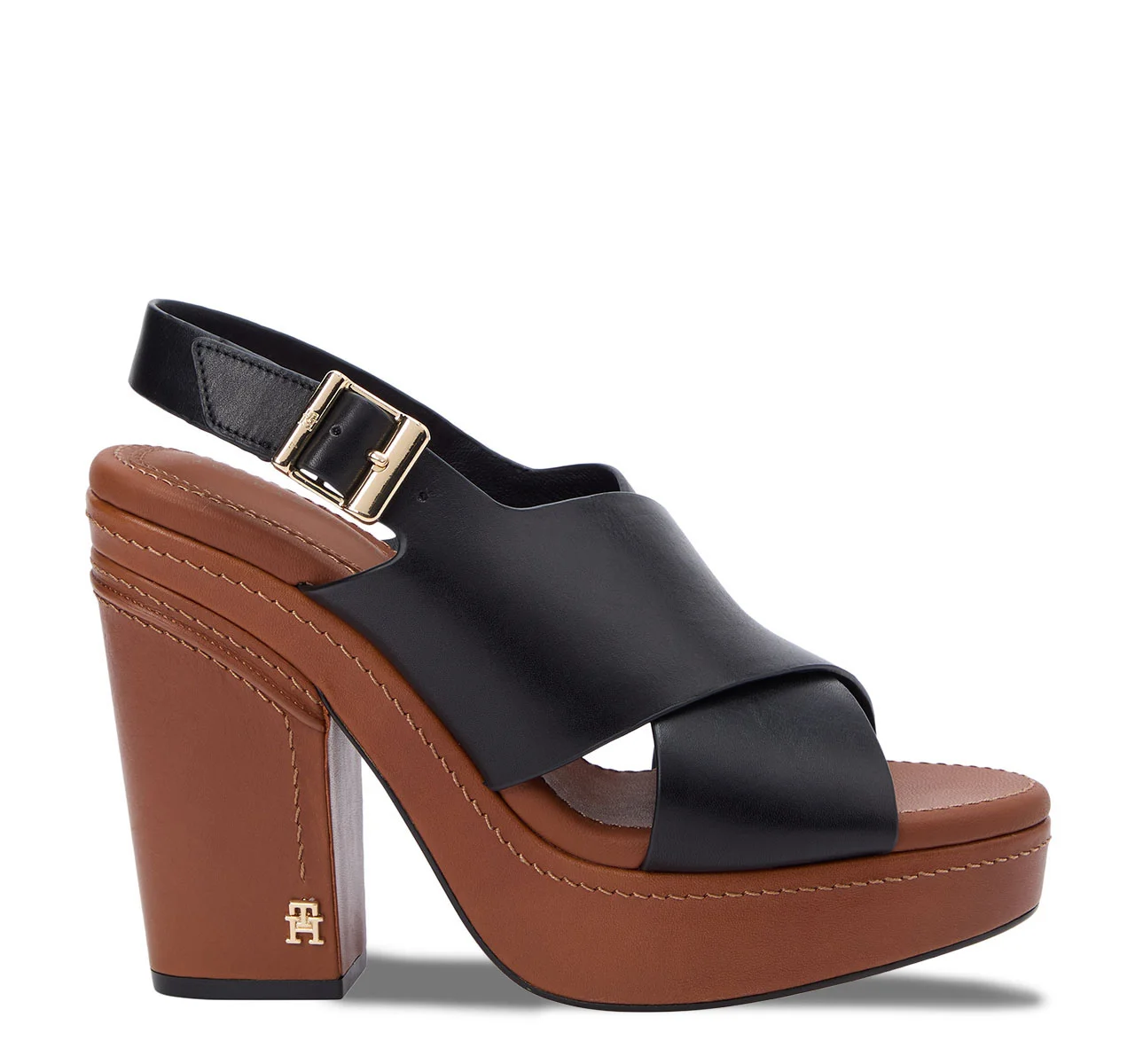 Φωτογραφία προϊόντος: ΓΥΝΑΙΚΕΙΑ ΠΕΔΙΛΑ TOMMY HILFIGER BLACK WRAPPED HEEL X CROS FW0FW09274-BDS