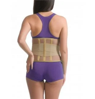 Φωτογραφία προϊόντος: Ζώνη Οσφύος Neoprene με Μπανέλες One Size AC-1066B