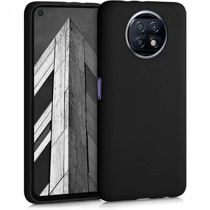 Φωτογραφία προϊόντος: Θήκη Σιλικόνης Matt Για Xiaomi Redmi Note 9T -Μαύρo