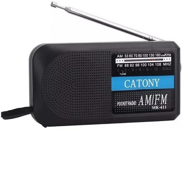 Φωτογραφία προϊόντος: OEM Catony MK-611 Φορητό Ραδιόφωνο Μπαταρίας Μαύρο