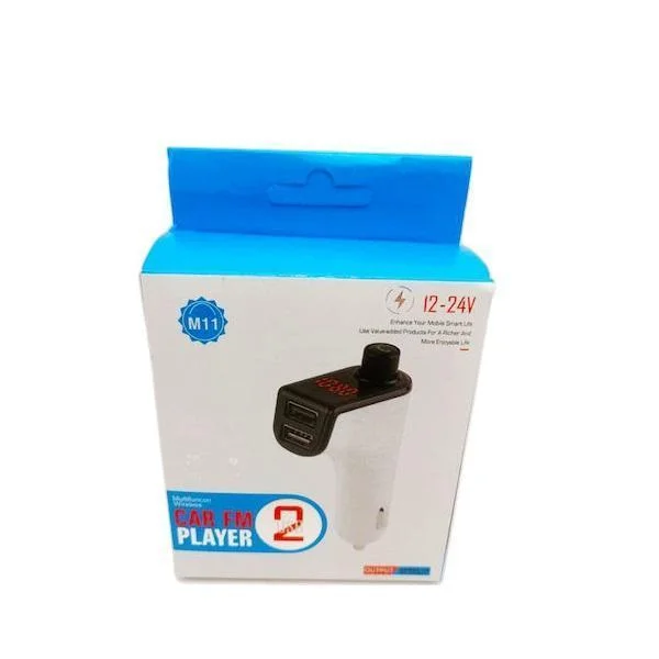 Φωτογραφία προϊόντος: OEM FM Transmitter Αυτοκινήτου M11 με USB 12-24V