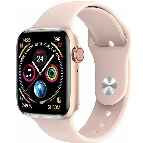 Φωτογραφία προϊόντος: OEM HW22 44mm Smartwatch με Παλμογράφο Ροζ