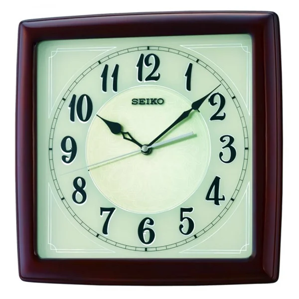 Φωτογραφία προϊόντος: SEIKO QXA687B ΤΟΙΧΟΥ ΞΥΛΙΝΟ ΑΘΟΡΥΒΟ LUMIBRITE