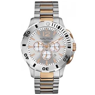 Φωτογραφία προϊόντος: NAUTICA A27525G TWO TONE CHRONO STEEL