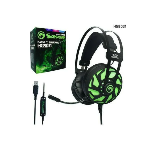 Φωτογραφία προϊόντος: OEM Marvo HG9031 Over Ear Gaming Headset με σύνδεση USB