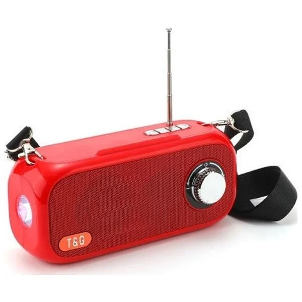Φωτογραφία προϊόντος: OEM T&G TG-613 Ηχείο Bluetooth 5W με Ραδιόφωνο και 4 ώρες Λειτουργίας Red