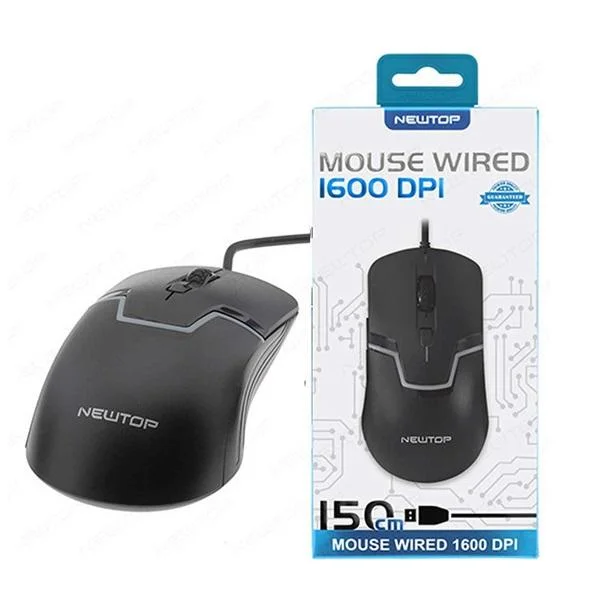 Φωτογραφία προϊόντος: OEM Newtop MW01 Ενσύρματο Ποντίκι 1600DPI Μαύρο