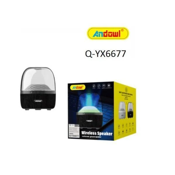 Φωτογραφία προϊόντος: OEM Andowl Q-YX6677 Ηχείο Bluetooth 5W με Ραδιόφωνο και διάρκεια μπαταρίας έως 6 ώρες Μαύρο