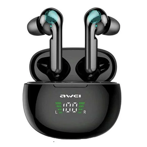 Φωτογραφία προϊόντος: OEM In-ear Bluetooth Handsfree Ακουστικά με Θήκη Φόρτισης Awei T15P Μαύρα
